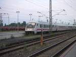 Intercity aus Leipzig bei der Einfahrt in Oldenburg Hbf auf Gleis 3.