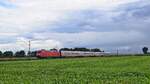 DB Fernverkehr 101 054 mit IC 2218 Karlsruhe Hbf - Hamburg-Altona, Umleiter (Landesbergen, 27.08.2021).