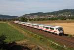 IC 2274 von Karlsruhe Hbf nach Kassel-Willemshhe.Aufgenommen am 31.07.10 in Grosachsen-Heddesheim.