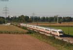 IC 2364 (Stuttgart Hbf-Offenburg) mit Schublok 101 129-5 (wird nachgereicht) bei Ettlingen 22.9.10