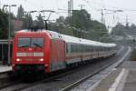 101 046-1 mit IC 130 nach Koblenz bei der Einfahrt in Recklinghausen 11.9.2012