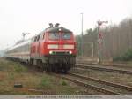 IC 1931 aus Munster (Kaserne) fhrt gerade in Munster (rtze) ein. Fahrtziel ist Berlin Ostbahnhof.