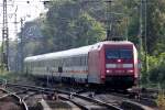 101 001-6 mit IC 2004 nach Emden Hbf. bei der Einfahrt in Recklinghausen 14.9.2014