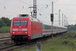 101 021-4 mit IC 2004 nach Emden Hbf. durchfährt Haltern am See 27.5.2015