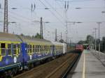 Sdz zum Eurostrand Fintel,voraus Lokomotion BR139 beim Signal Halt in Bochum Ehrenfeld.(19.09.2008)