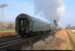 Nachschuss auf den Sonderzug von Leipzig-Plagwitz nach Staßfurt mit Zuglok 35 1097-1 des Verein Eisenbahnmuseum Bayerischer Bahnhof zu Leipzig e.V.