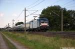 ES 64 U2 - 009 (182 509-0) MRCE Dispolok GmbH fr DB Regio AG - Regio Sdost - Erfurt mit dem TEE Rheingold von Berlin Hbf(tief) nach Mannheim Hbf bei Rathenow und bringt die Berlin Besucher wieder