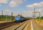 Centralbahn 1042 520 mit dem  Classic-Courier  DPF 347 (int. Zugnummer 5820) von Torun nach Mnchen Hbf, am 18.07.2013 in Naumburg (S) Hbf.