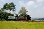 Hespertalbahn D8 VIII Typ Knapsack am Baldeneysee am 26.07.2014 auf der Hespertalbahn.