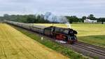 Eisenbahnfreunde Zollernbahn 01 519 mit Sonderzug der AG Westfalenbahn/Eisenbahnfreunde OnWheels Recklinghausen - Hamburg (Marl, NI, 08.06.19).