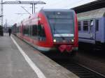 VT646 als RE Frankfurt(Oder) - Poznan Glowny in Bahnhof Zbaszynek, 01.03.2015