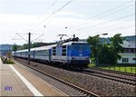 371 001 mit dem EC 176 Johannes Brahms auf dem Weg in Richtug Dresden.