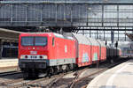 MEG 607 (143 310-1) durchfährt Bremen Hbf.