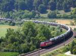 185 587 mit dem DGS 83780 von Bremen Rbf nach Milbertshofen.