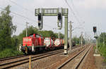 DB Cargo 294 619 mit EK 55059  Dresden-Friedrichstadt - Dohna (Sachsen) // Aufgenommen in Dresden.