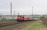 DB Cargo 261 014 mit der Übergabe Großkorbetha - Buna Werke.