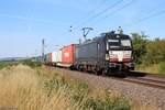 193 873 MRCE mit einem Containerzug bei Nörten-Hardenberg am 07.07.2018