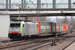 BLS 501 (486 501) in Mainz-Bischofsheim 13.3.2018