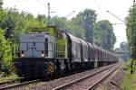 TWE 274 107-8 unterwegs für Captrain auf der Hamm-Osterfelder Strecke in Recklinghausen 30.6.2015