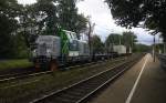 650 305-2 von VOSSLOH kommt mit einen Kurzen Güterzug aus Köln nach Wegberg und kommt aus Richtung Aachen-West,Laurensberg,Richterich und fährt durch Kohlscheid in Richtung