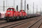 265 016-6 mit 265 004-2 durchfahren Duisburg-Bissingheim 19.3.2016