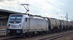 RHC 187 073-2 mit Kesselwagenzug (leer) Richtung Stendell am 09.03.18 BF. Flughafen Berlin-Schönefeld.