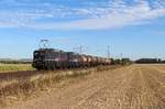 140 815 + 140 811 EBS mit Kesselwagen bei Nörten-Hardenberg am 03.08.2018
