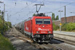 185 582-4 RheinCargo mit Kesselwagen durch Sechtem - 20.09.2018