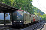 SRI 151 124-5 unterwegs für Hectorrail in Rolandseck Bf. 27.4.2018