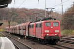 RP 151 086-6 mit 151 163-3 in Köln-West 7.12.2018