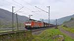 DB Cargo 189 039 und 189 036 mit leerem Erzzug Dillingen/Saar - Rotterdam-Maasvlakte (Pommern/Mosel, 17.04.19).