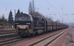 Eine MRCE Vossloh G 2000 BB im Auftrag von NIAG setzt in Ensdorf Saar an einen Kohlenzug, der wohl zum Kraftwerk Weiher geht.