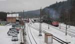 225 802-8 mit dem M ***** (Baumholder-Neunkirchen) in Trksimhle 25.2.13