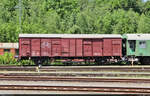 Fahrradwagen  Gbs 83 065  (49 80 1200 244-6 D-NESA) auf dem Gelände der Eisenbahnfreunde Zollernbahn e.V. im Bahnhof Rottweil.
Aufgenommen von Bahnsteig 4/5.

🧰 Eisenbahn-Betriebsgesellschaft Neckar-Schwarzwald-Alb mbH (NeSA)
🕓 11.6.2021 | 14:33 Uhr