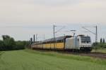 Am 17.Juni 2013 war RP/PCT 185 690 bei Elze(Han) mit einem Altmann-Zug auf dem Weg Richtung Sden.