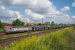 EU46-503(193 503)der PKP Cargo mit Autozug(Fiat 500)in Berlin Bornholmerstraße am 19.6.2016.