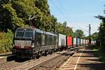 Am 27.08.2015 bespannte MRCE/DB Schenker X4 E-602 (193 602-0) einen Containerzug (Regensburg Ost - Maschen), als sie durch den Hp Etterzhausen in Richtung Nürnberg fuhr.