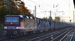 DeltaRail GmbH mit 243 650-9 [NVR-Nummer: 91 80 6143 650-0 D-DELTA] und Containerzug Richtung Frankfurt/Oder am 11.10.18 Berlin-Hirschgarten. 