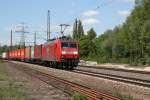 DB Br 145 061-8 an der Unterlebe am 5.05.2010