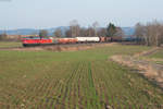 232 571-0 mit 145 052 mit dem EZ 51724 von Nürnberg Rbf nach Leipzig Engelsdorf bei Thölau, 24.03.2017