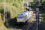 VTLT 263 005-1 in Diensten von Strabag auf der Hamm-Osterfelder Strecke in Recklinghausen 7.10.2022 