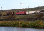 Der Suppenzug zieht Eisenbahnfreunde von berall an. 139 311-5 bringt den Suppenzug mit flssigem Roheisen von der ROGESA in Dillingen/Saar nach Vlklingen zur Saarstahl AG. 22.10.2012 KBS 685