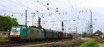 Die Cobra 2841 fhrt mit einem Kurzen Coilzug aus Linz-Voestalpine(A) nach Genk-Goederen(B) bei der Ausfahrt aus Aachen-West und fhrt in Richtung Montzen/Belgien bei Sonne und Wolken am Abend des