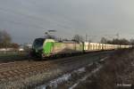 DGS 69271 von Wiesau n. Magdeburg rothensee mit Schnittholzzug und dem Vectron 193 831  christian doppler  Aufgenommen am 03.01.2016 in Plauen