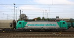 Die Cobra 2825 fährt mit einem Güterzug aus Köln-Gremberg(D) nach Belgien bei der Ausfahrt aus Aachen-West und fährt in Richtung Montzen/Belgien.