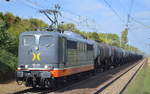 Hectorrail 162.004  Fitzcarraldo  (91 80 6151 057-7 D-HCTOR) mit Kesselwagenzug (Dieselkraftstoff) am 21.09.18 Bf.