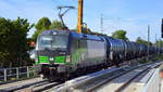 ecco-rail GmbH, Wien [A] mit der ELL Vectron  193 241   [NVR-Nummer: 91 80 6193 241-7 D-ELOC] und Kesselwagenzug (leer) Richtung Stendel am 04.08.20 Berlin Karow.