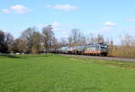 Hector Rail 241.013  Amidala  (91 80 6185 564-2 D-HRDE) mit Kesselwagen Richtung Fulda, am 05.04.2023 bei Hauneck.