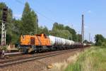 Kesselzug mit Northrail 275 105 in Leipzig-Thekla aufgenommen am 06.07.2015