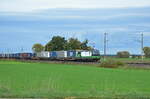ELL Vectron 193 212-8 (9180 6193 212-8 D-ELOC) zieht am Sonntag 16.10.2022 ihren KLV Güterzug in Richtung Gunzenhausen.